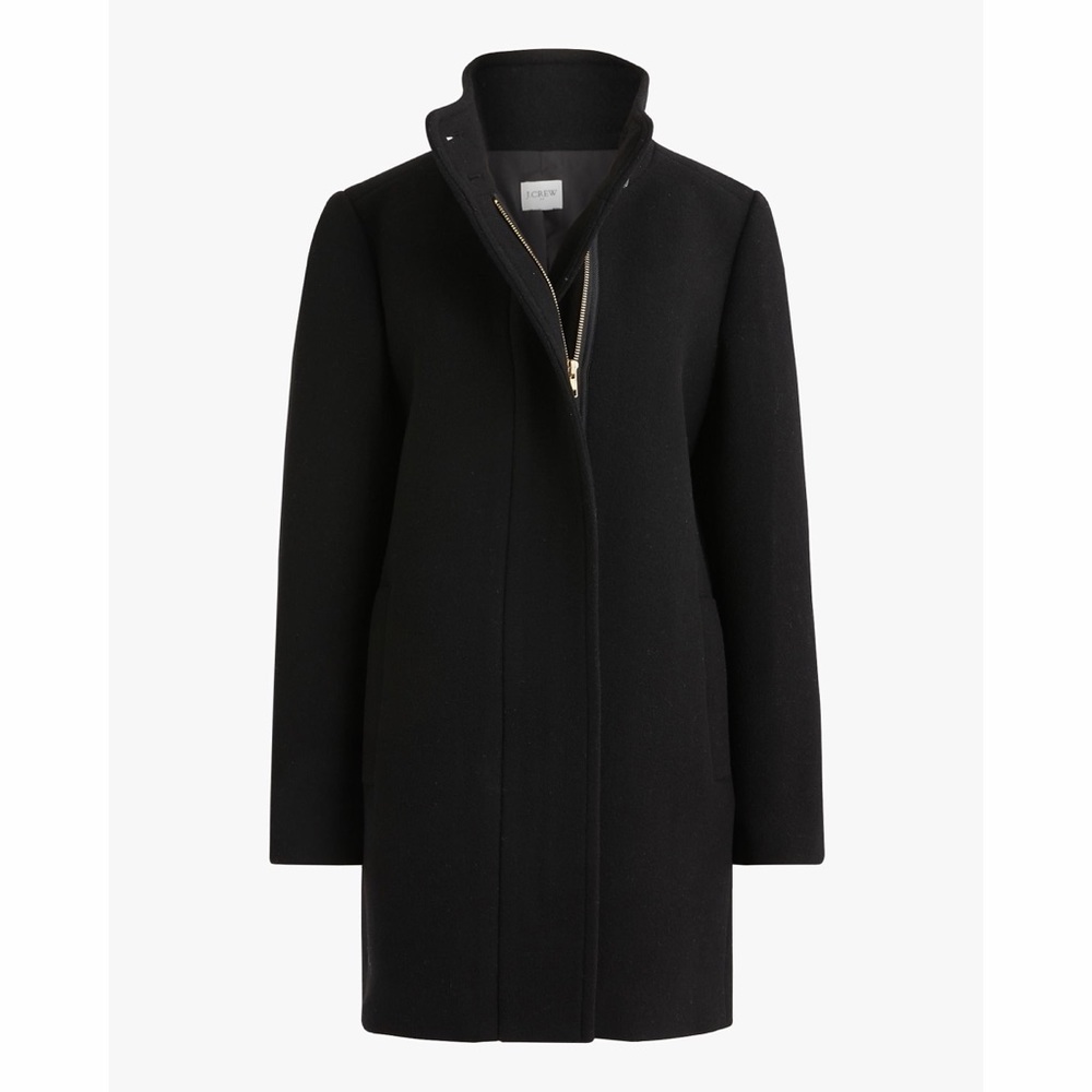 J.Crew Factory Button-Neck City Coat